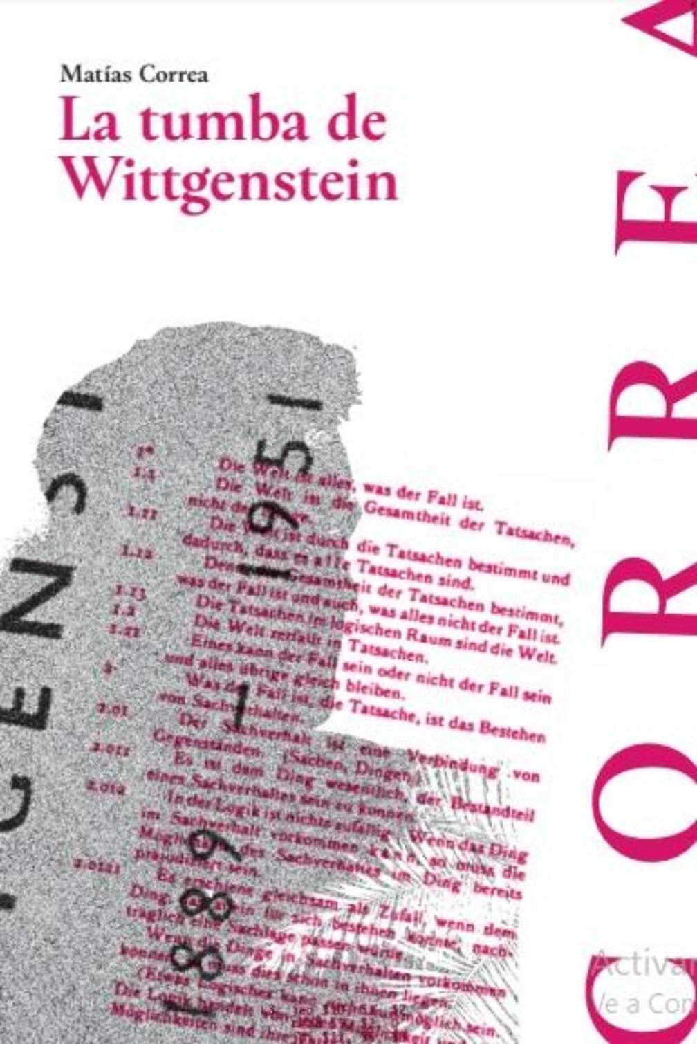 LIBRO LA TUMBA DE WITTGENSTEIN -939- MATIAS CORREA - 1