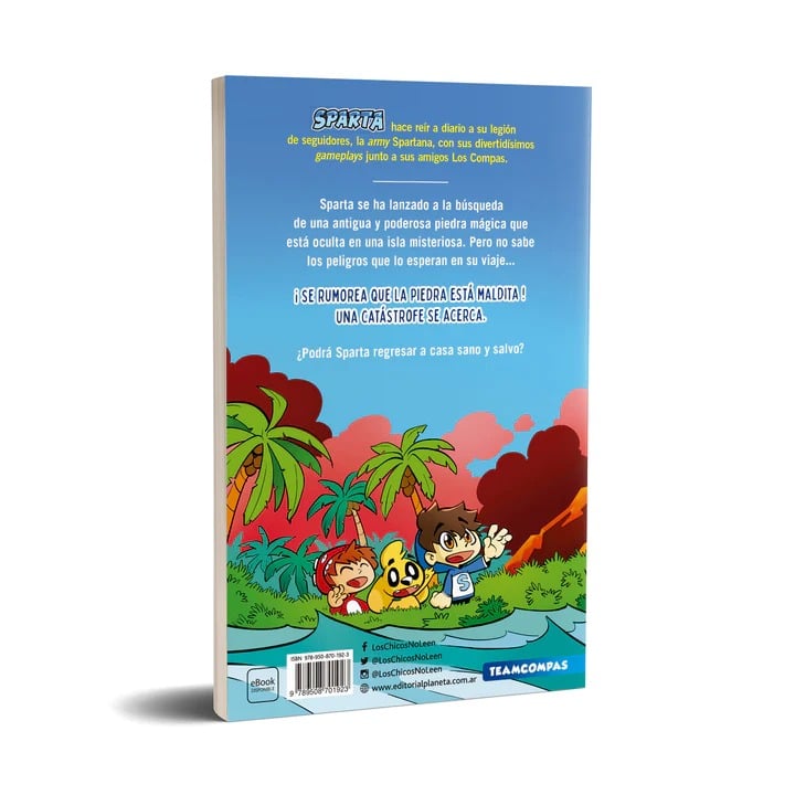 LIBRO SPARTA Y EL SECRETO DE LA ISLA PERDIDA /293 - PLANETA COMPAS - 2