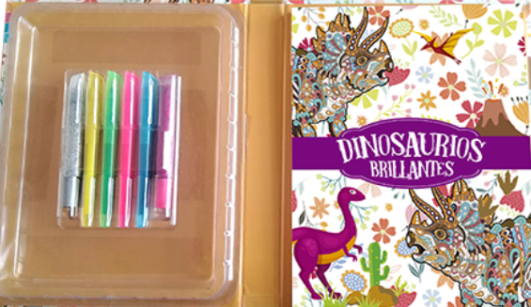 LIBRO DINOSAURIOS BRILLANTES -521- EQUIPO EDITORIAL BRIJBASI - 2