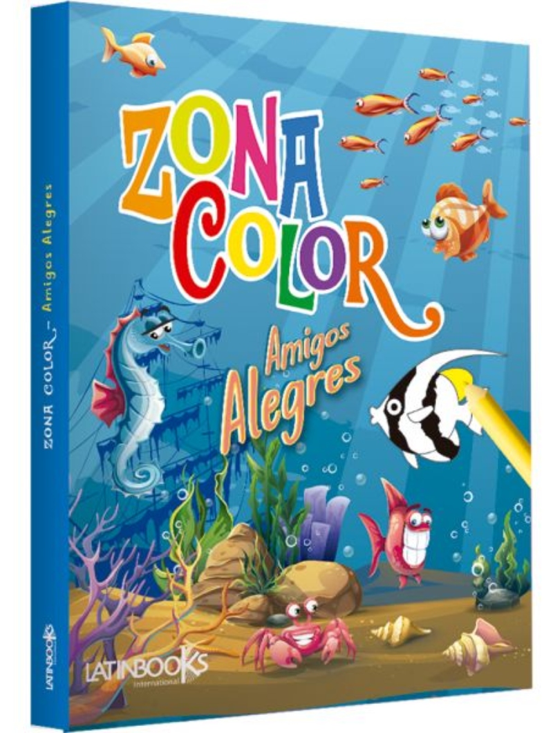 LIBRO AMIGOS ALEGRES - ZONA COLOR - EQUIPO EDITORIAL LITTLE PEARL BOOKS - 1