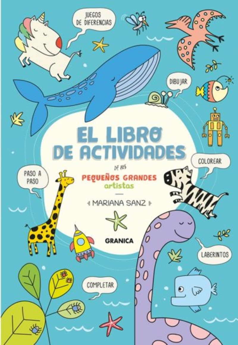 EL LIBRO DE ACTIVIDADES DE LOS PEQUENOS GRANDES ARTISTAS - MARIANA SANZ - 1