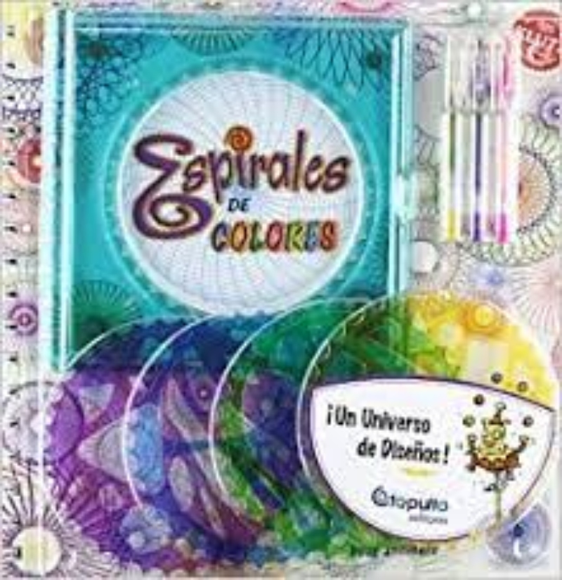 LIBRO ESPIRALES DE COLORES - LIBRO EN INGLES -240- - D.STILLINGER - 1