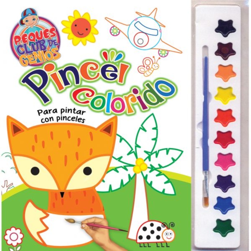 LIBRO PEQUES - CLUB DE GENIOS - PINCEL COLORIDO - EQUIPO EDITORIAL BRIJBASI - 1