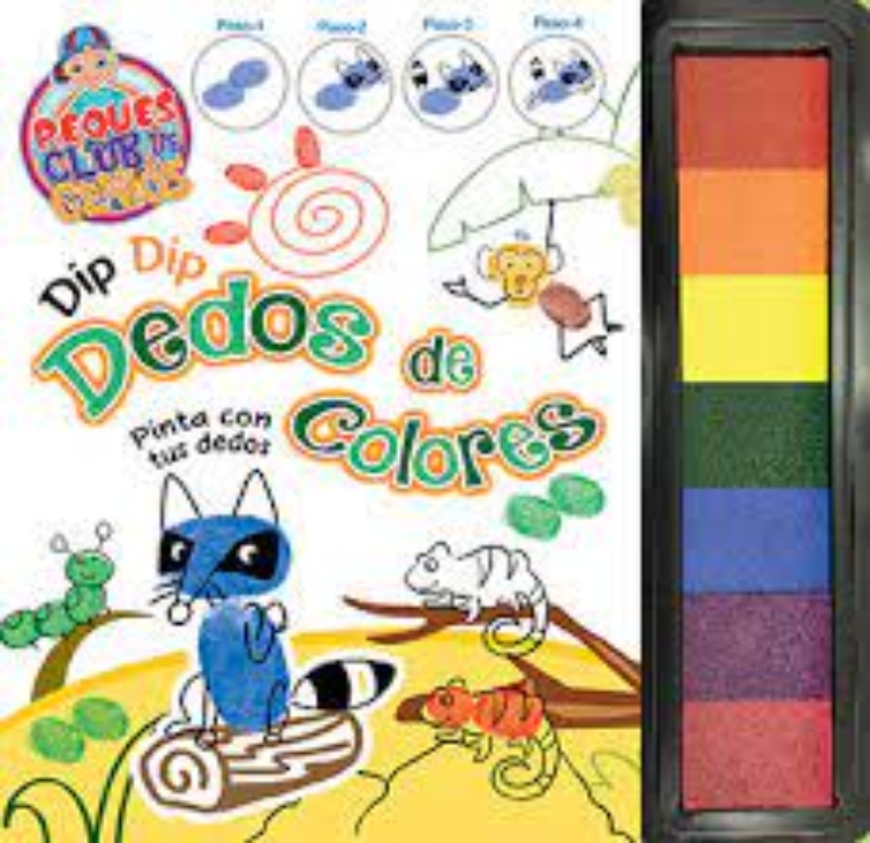 LIBRO PEQUES - CLUB DE GENIOS - DEDOS DE COLORES - EQUIPO EDITORIAL BRIJBASI - 1
