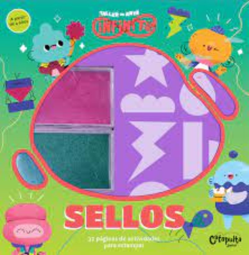 LIBRO TALLER DE ARTE INFINITO - SELLOS - CATAPULTA JUNIOR - 1