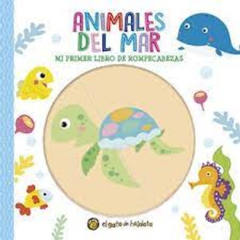 LIBRO ANIMALES DEL MAR - MI PRIMER LIBRO DE ROMPECABEZA - EL GATO DE HOJALATA - 1