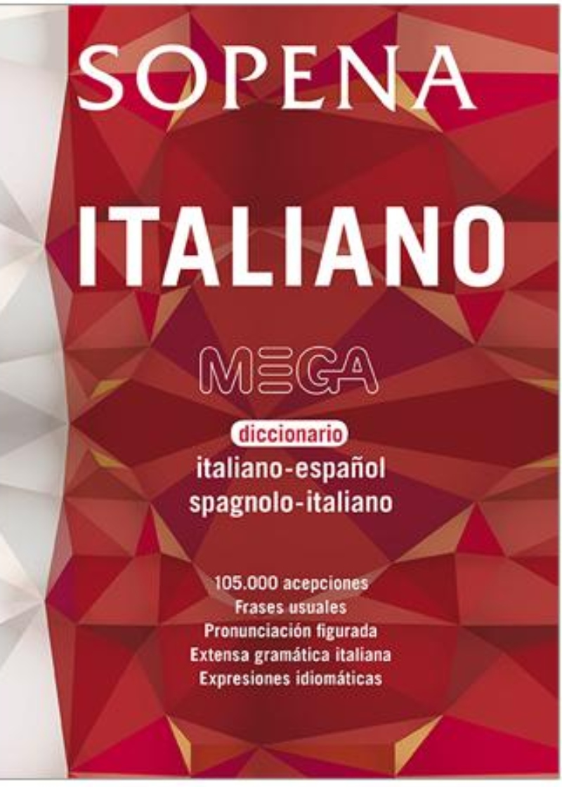 LIBRO DICC. MEGA ITALIANO SOPENA - 1