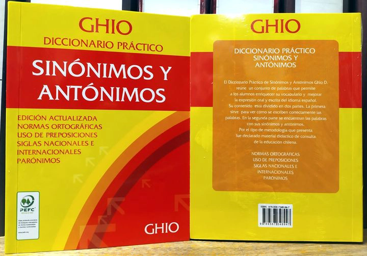 LIBRO DICCIONARIO GHIO PRACTICO SINONIMO Y ANTONIMO 947 VARIOS AUTORES - 2