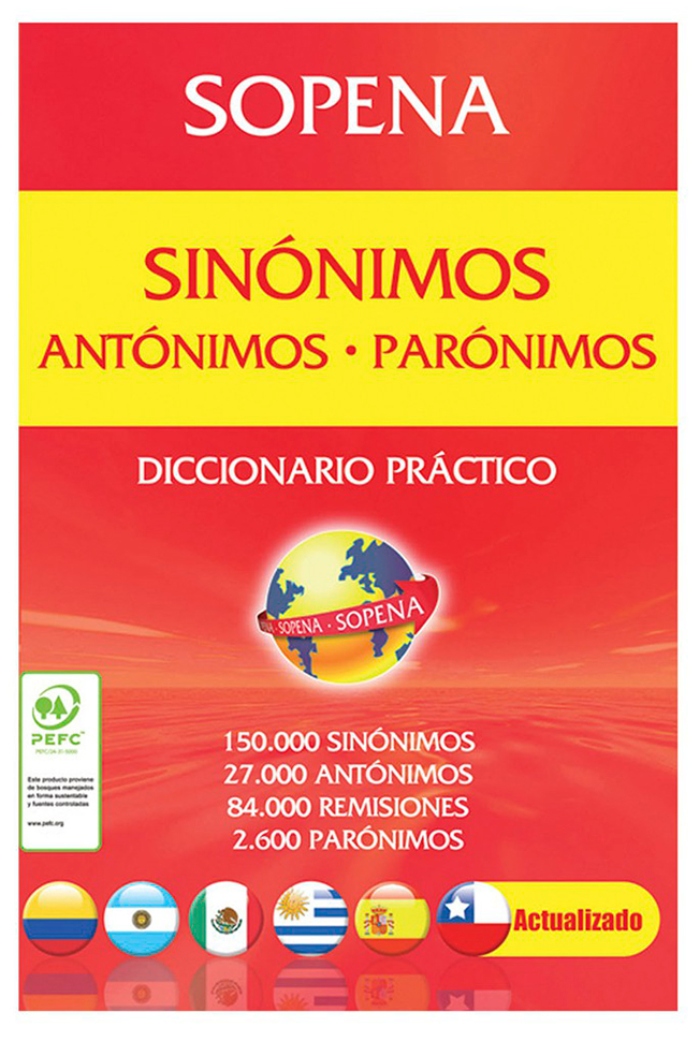 LIBRO DICCIONARIO SINONIMOS ANTONIMOS PARONIMOS 198 VARIOS AUTORES - 1