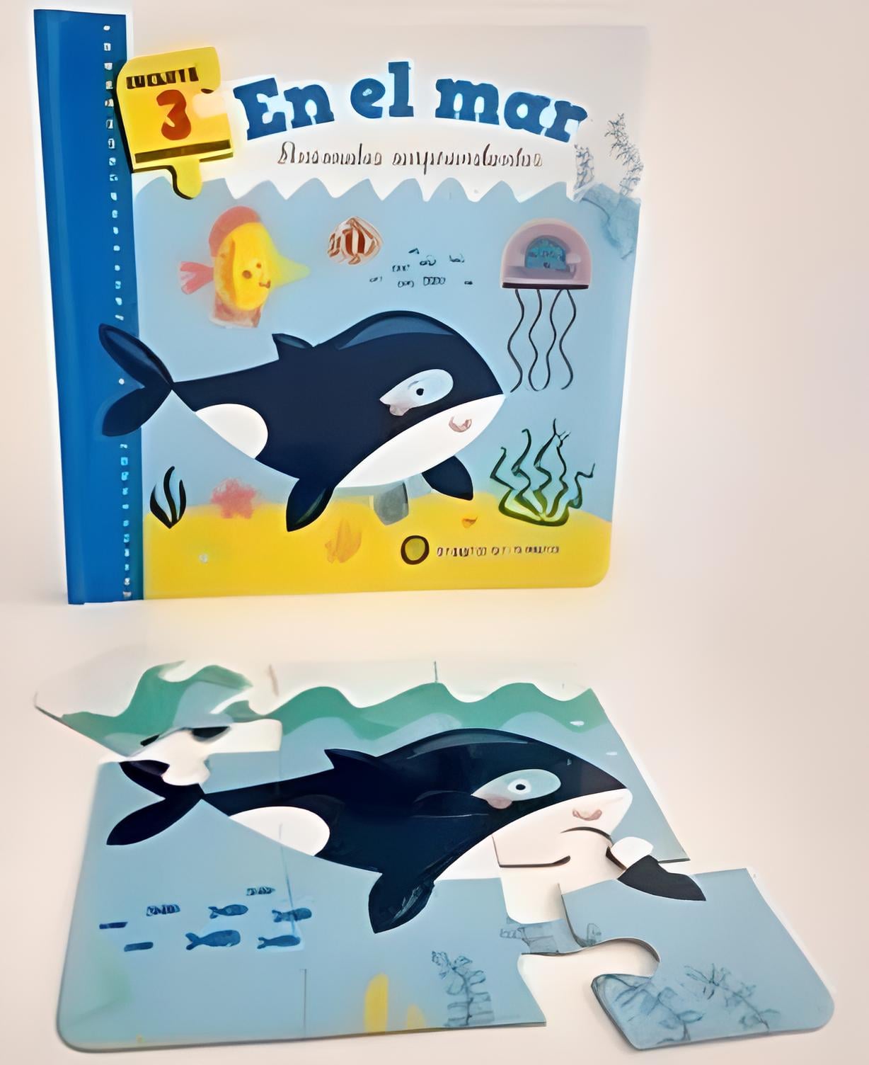 LIBRO ANIMALES PARA ARMAR - EN EL MAR - EL GATO DE HOJALATA - 1