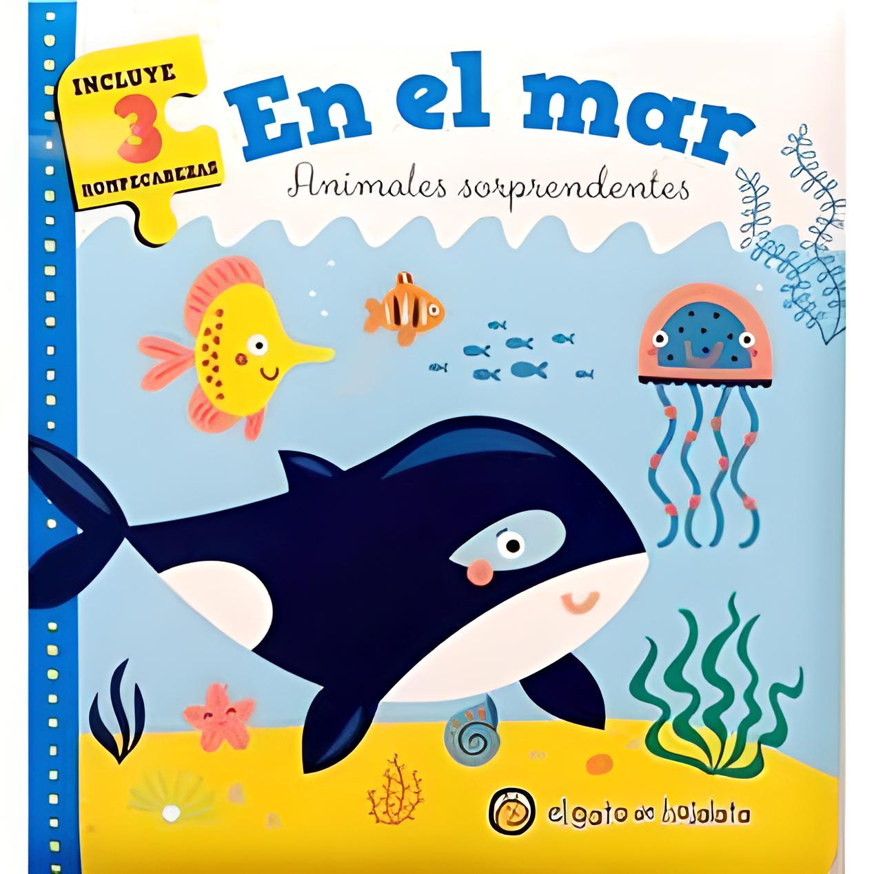 LIBRO ANIMALES PARA ARMAR - EN EL MAR - EL GATO DE HOJALATA - 2