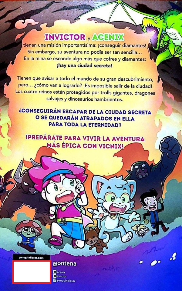 LIBRO VICNIX EN LA CIUDAD SECRETA /662 - INVICTOR - 2