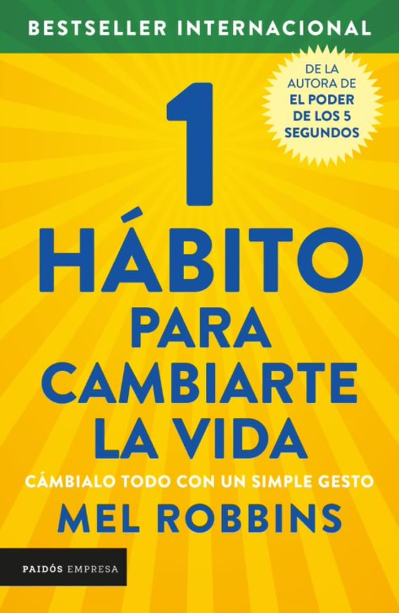 LIBRO 1 HABITO PARA CAMBIARTE LA VIDA /984 - MEL ROBBINS - 1