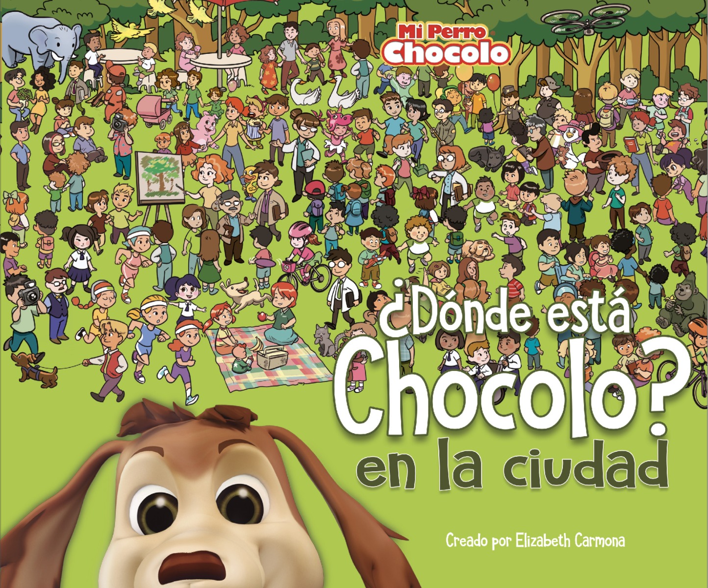 LIBRO ¿DONDE ESTA CHOCOLO? EN LA CIUDAD /844 - ELIZABETH CARMONA - 1