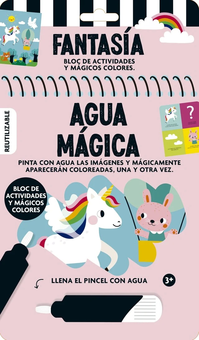 LIBRO AGUA MAGICA - FANTASIA /854 - EL GATO DE HOJALATA - 1