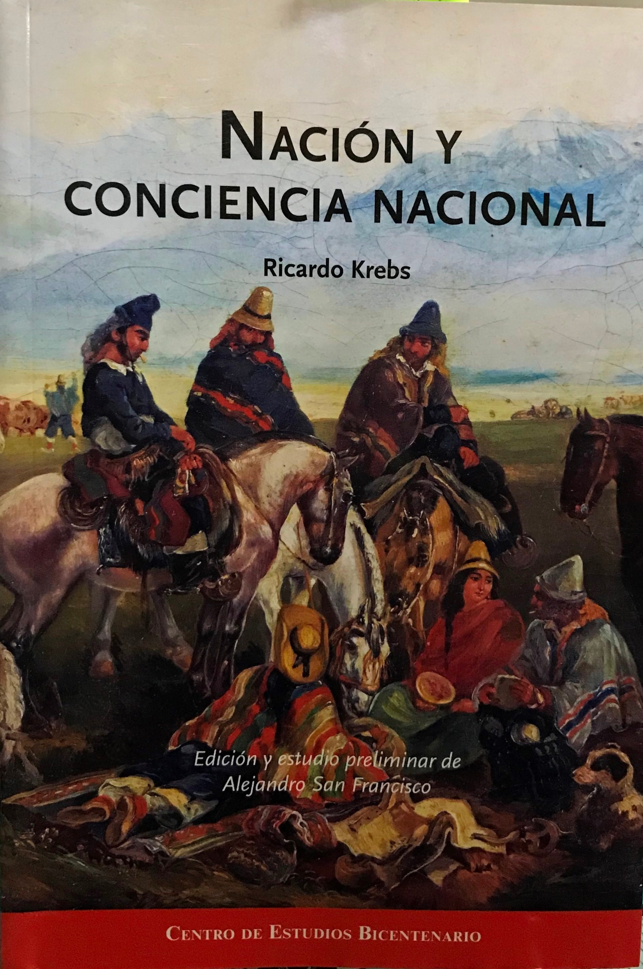 LIBRO NACION Y CONCIENCIA NACIONAL EN CHILE 082 RICARDO KREBS WILCKENS - 1