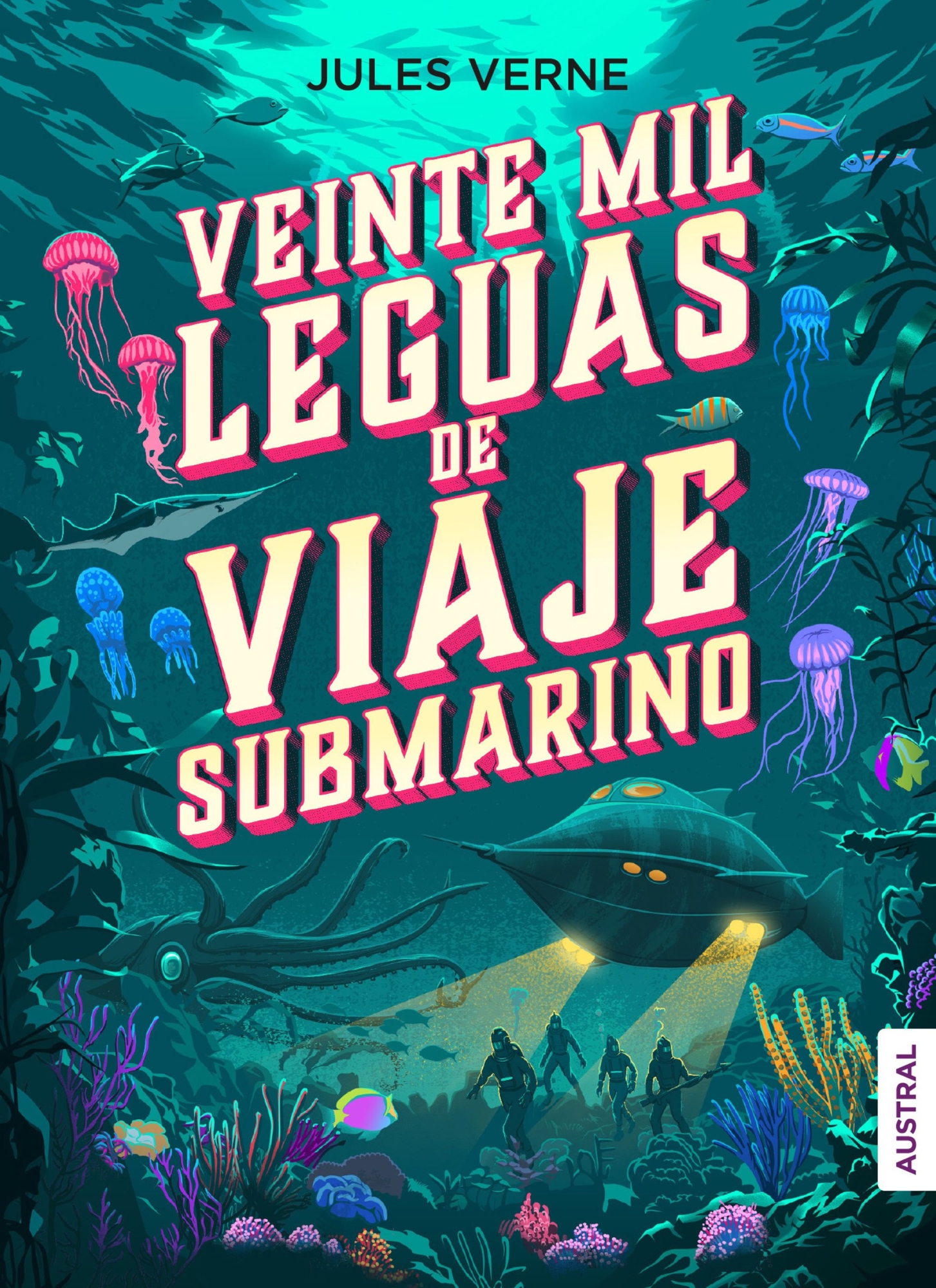 LIBRO VEINTE MIL LEGUAS DE VIAJE SUBMARINO /005 - JULIO VERNE - 1