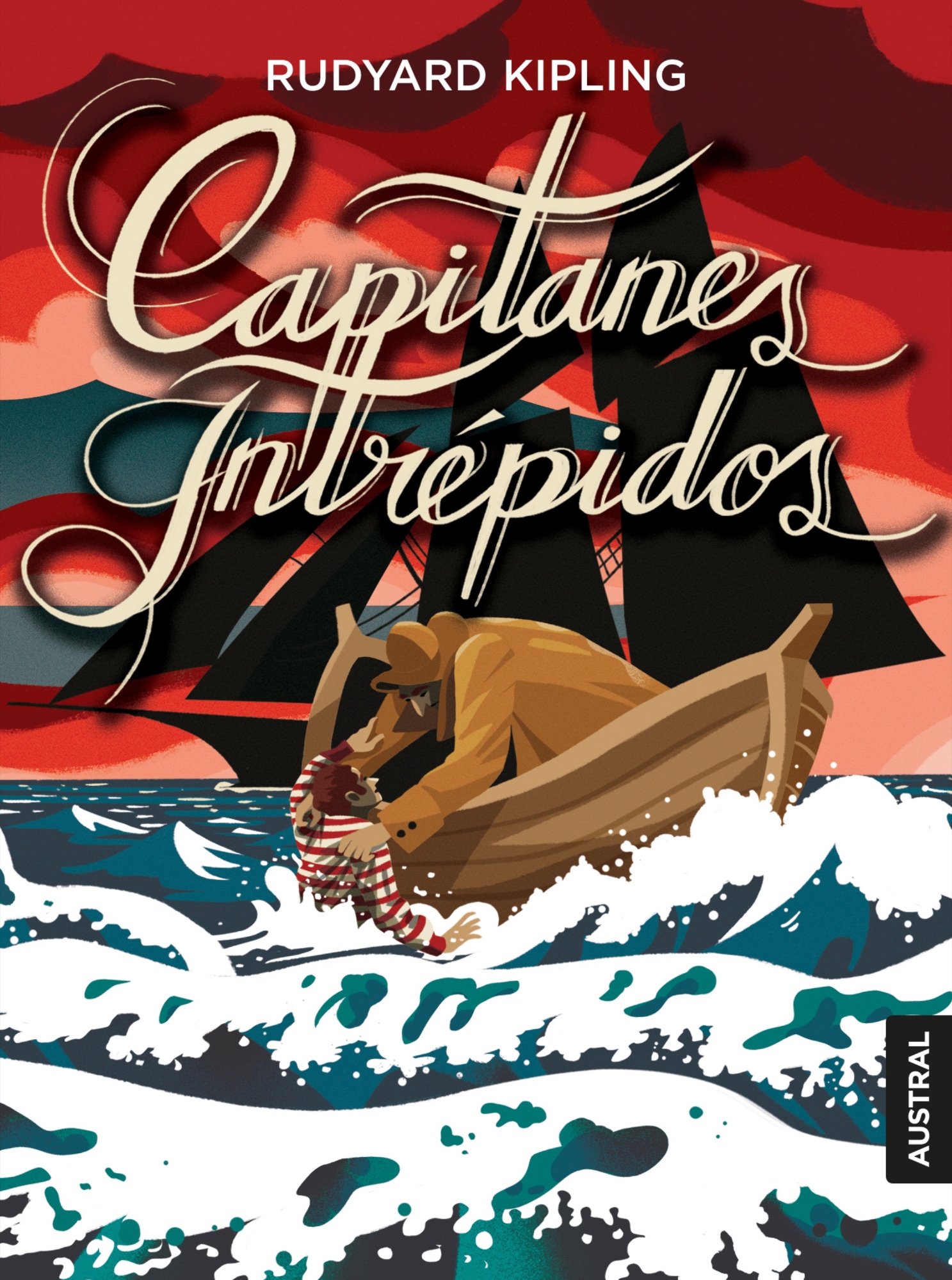 LIBRO CAPITANES INTREPIDOS /104 RUDYARD KIPLING - 1