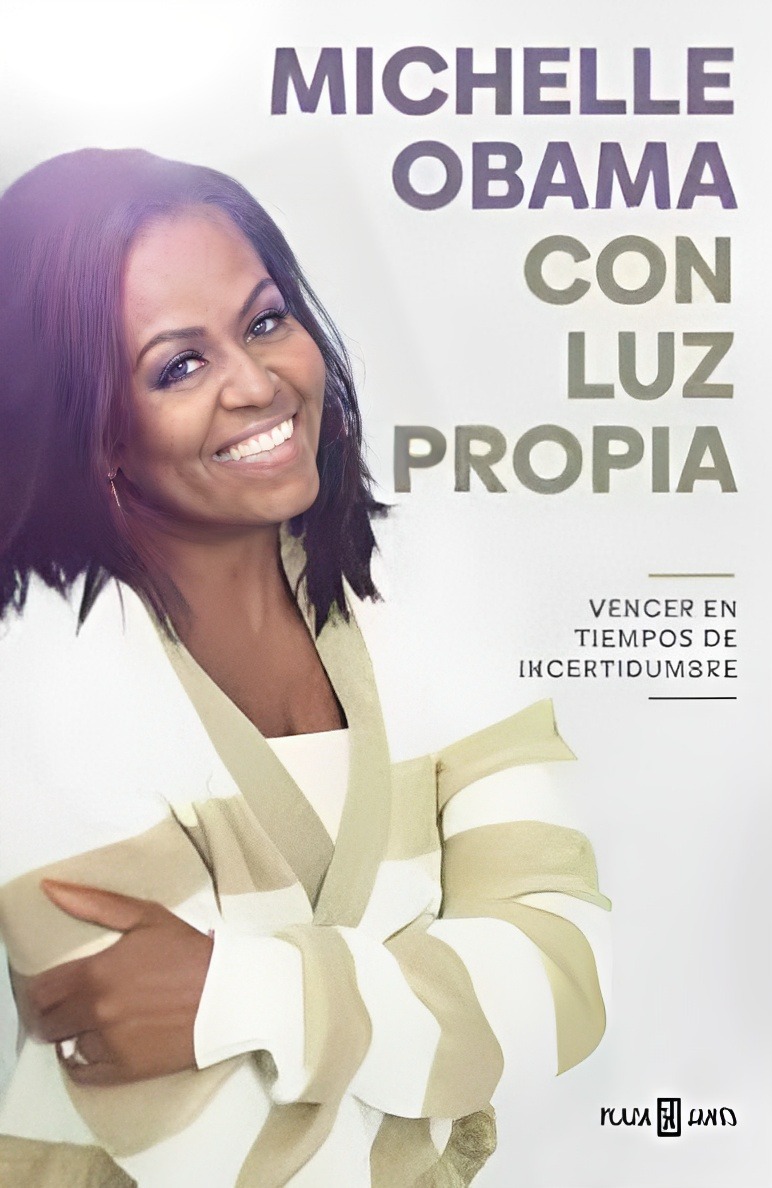 LIBRO CON LUZ PROPIA 394 MICHELLE OBAMA - 1