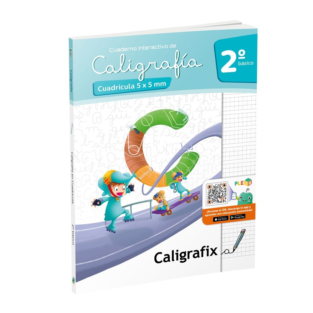 LIBRO CALIGRAFIA CUADRICULA 2 BÁSICO-INTERACTIVO. EDITORIAL: EDITORIAL CALIGRAFIX - 1
