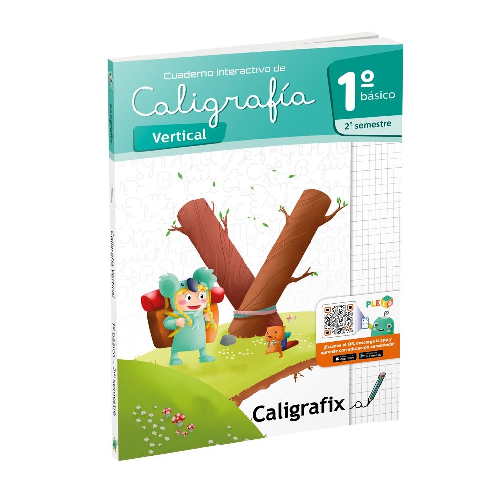 CALIGRAFIA VERTICAL 1 BASICO - 2DO SEMESTRE - INTERACTIVO. EDITORIAL: EDITORIAL CALIGRAFIX - 1