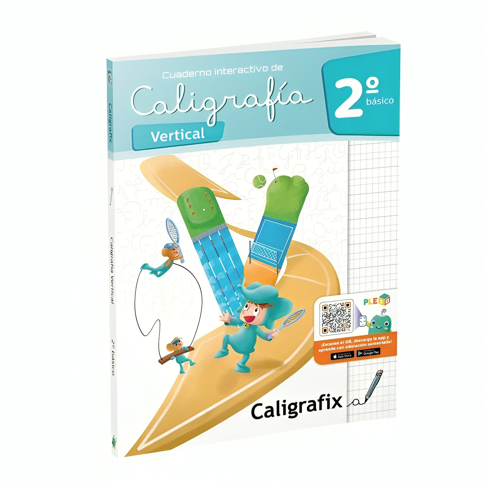CALIGRAFIA VERTICAL 2 BASICO-INTERACTIVO. EDITORIAL: EDITORIAL CALIGRAFIX - 1
