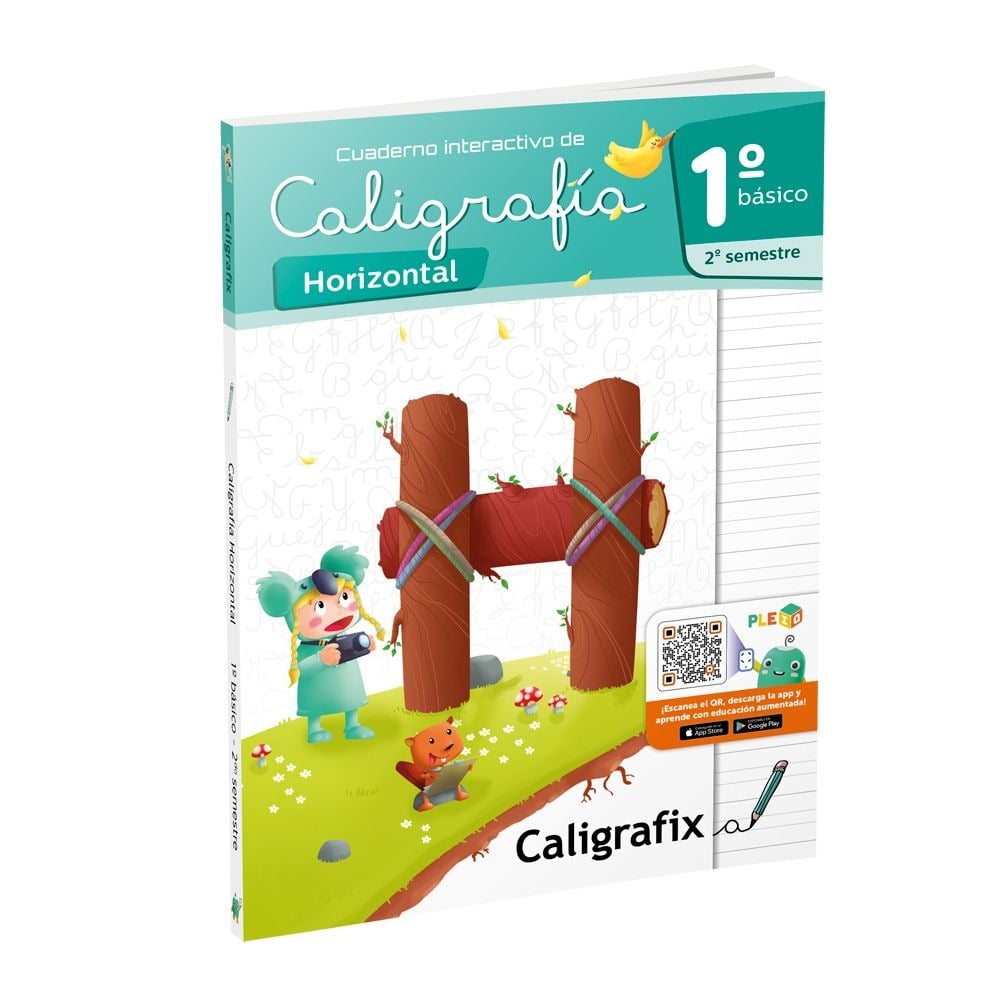 CALIGRAFIA HORIZONTAL 1 BASICO - 2DO SEMESTRE - INTERACTIVO. EDITORIAL: EDITORIAL CALIGRAFIX - 1