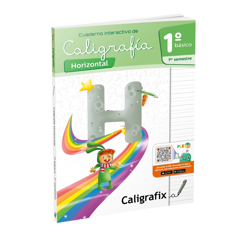 CALIGRAFIA HORIZONTAL 1 BASICO -1ER SEMESTRE - INTERACTIVO. EDITORIAL: EDITORIAL CALIGRAFIX - 1