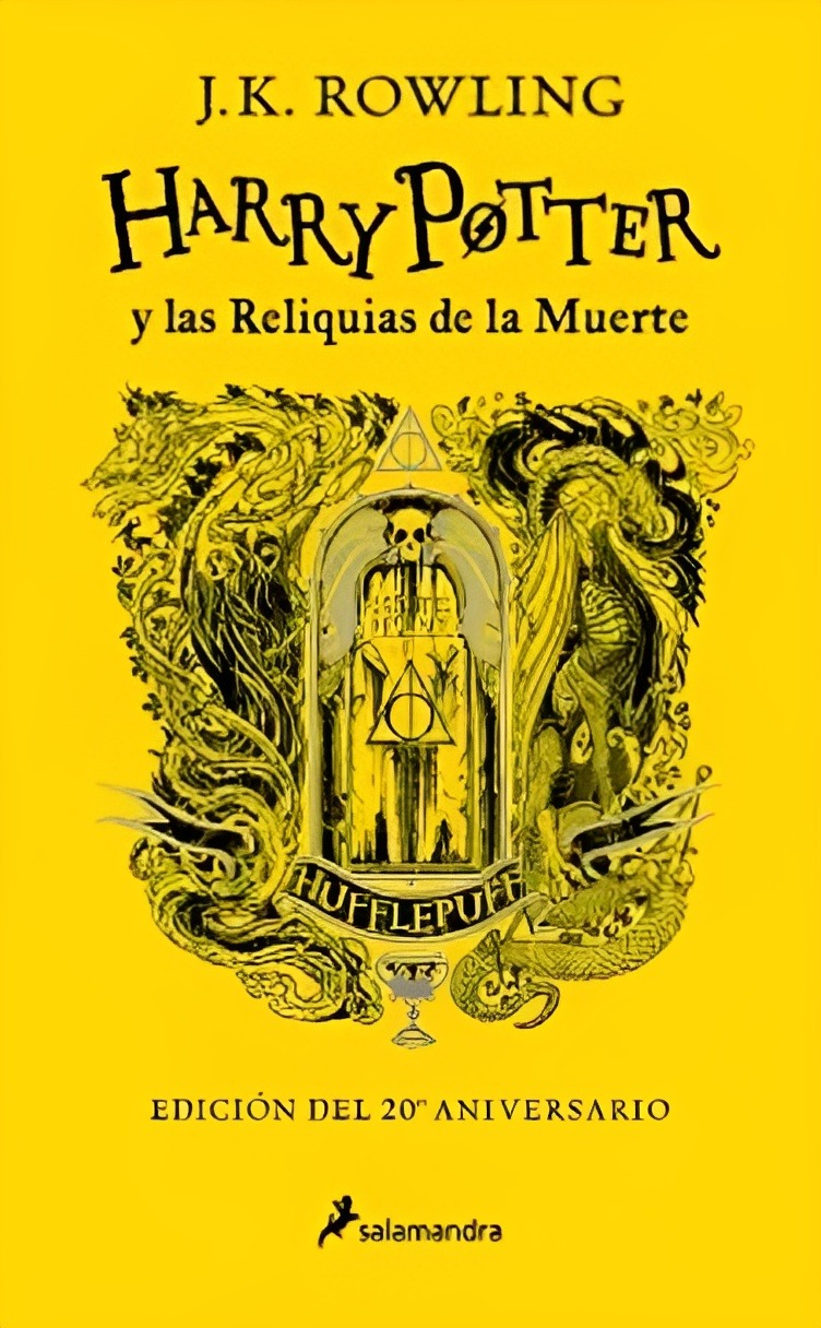 LIBRO HARRY POTTER Y LAS RELIQUIAS DE M U E R T E- HUFFLEPUFF - J. K. ROWLING - 1