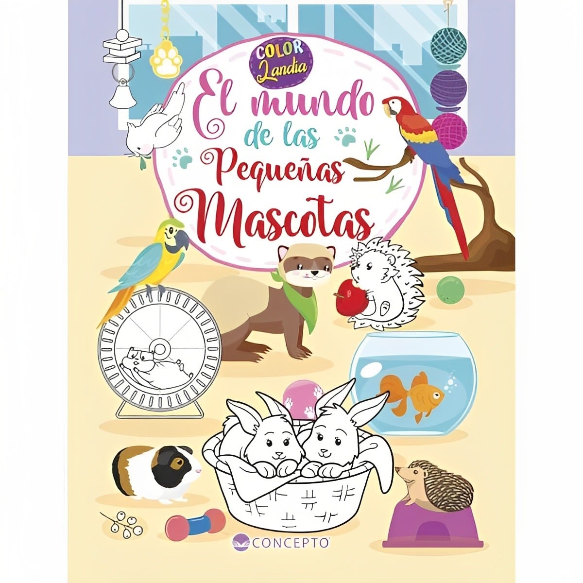 LIBRO COLORLANDIA-EL MUNDO DE LAS MASCOTAS /589 - VARIOS AUTORES - 1
