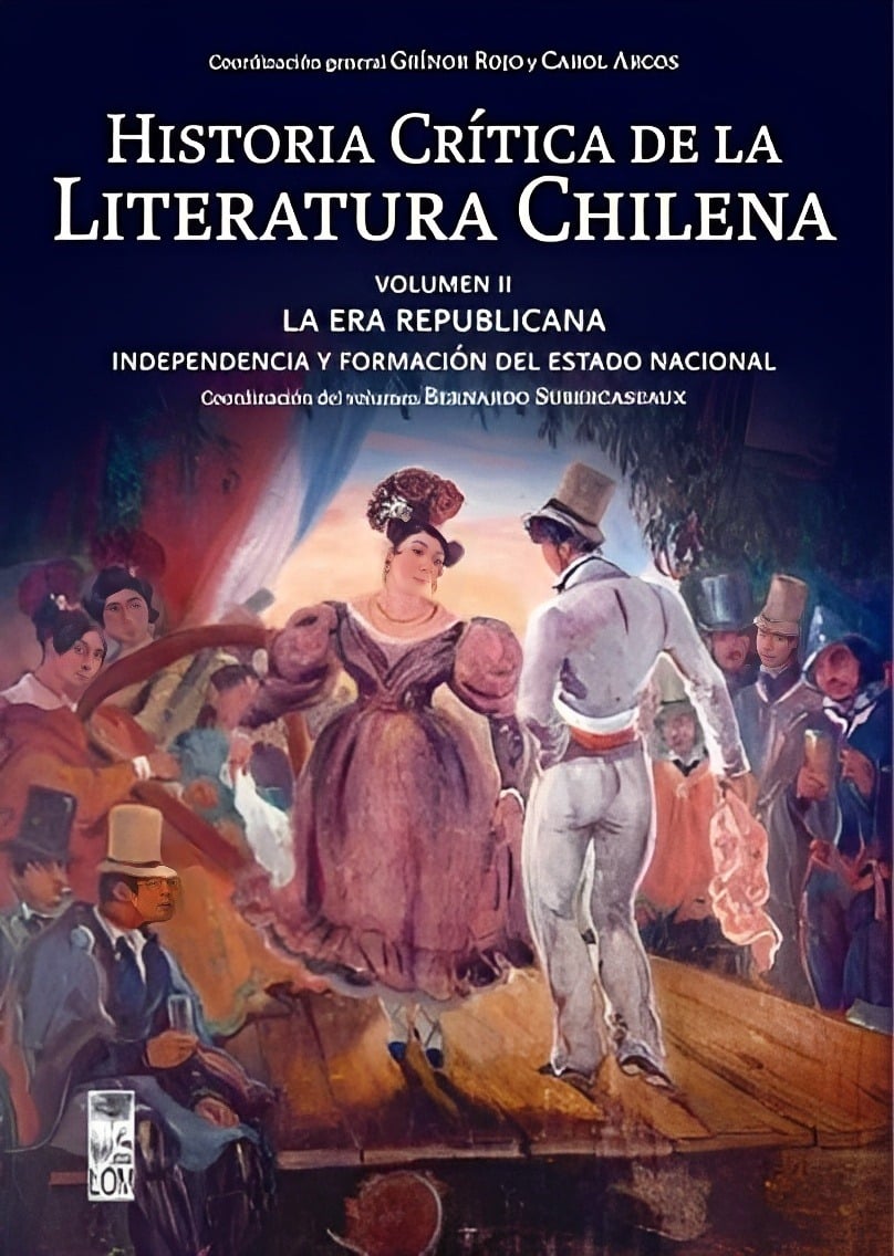 LIBRO HISTORIA CRÍTICA DE LA LITERATURA CHILENA VOLUMEN II LA ERA REPUBLICANA GRINOR ROJO - 1