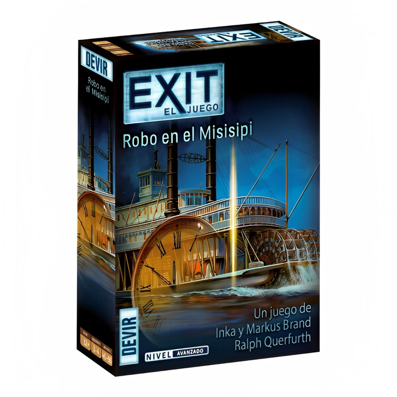 JUEGO MESA TOP10BOOKS EXIT ROBO EN EL MISISIPI - 1