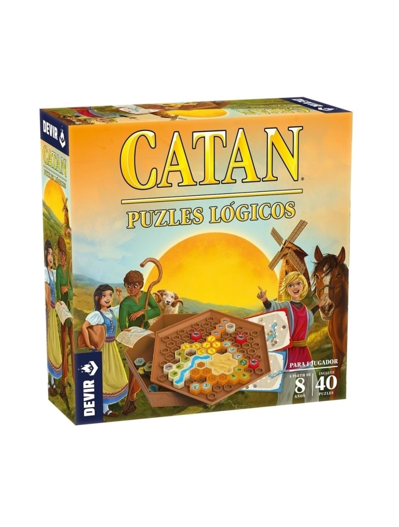 JUEGO MESA TOP10BOOKS CATAN: PUZLES LOGICOS - 1