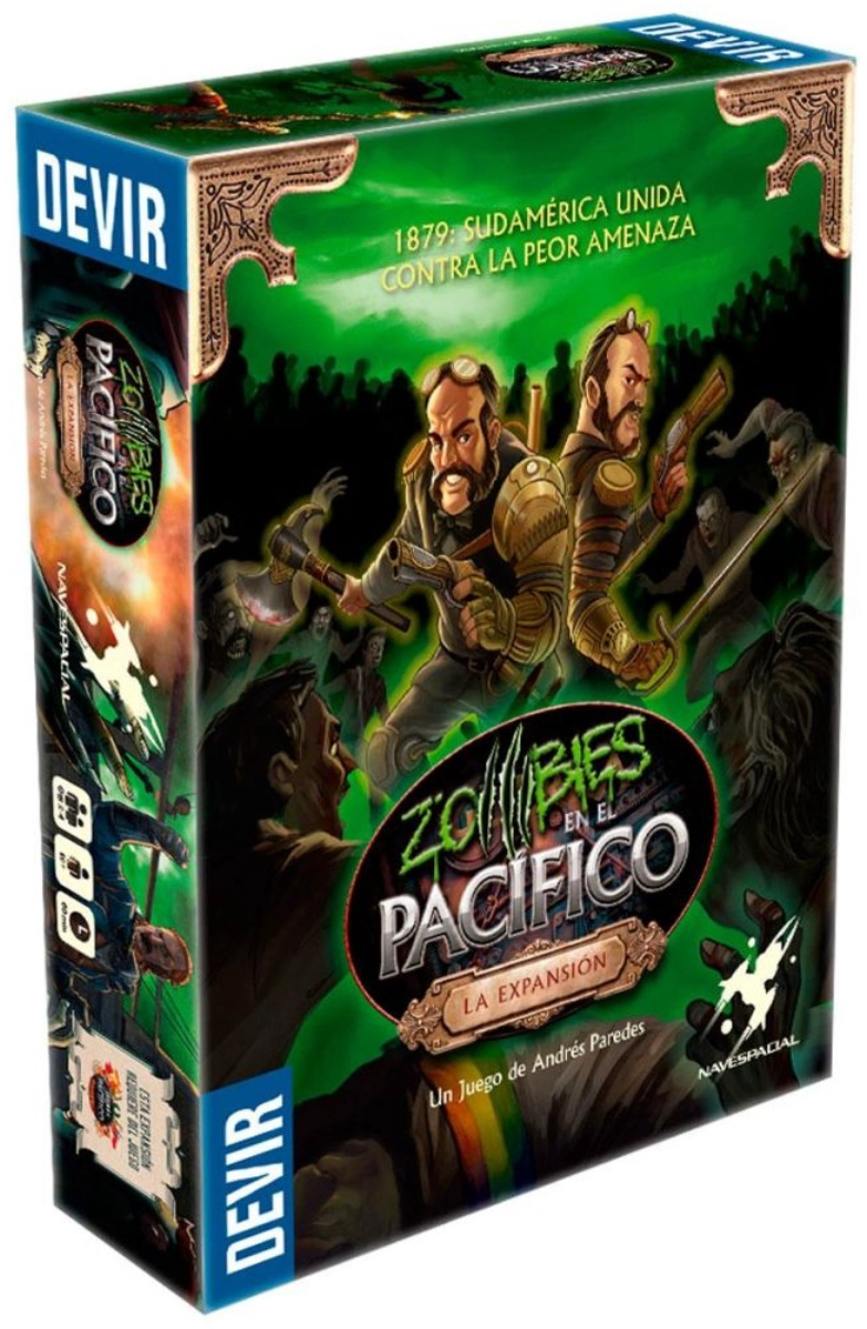 JUEGO MESA TOP10BOOKS LA G U E R R A EN EL PACIFICO EXPANSION. ZOMBIES EN EL PACIFICO - 1