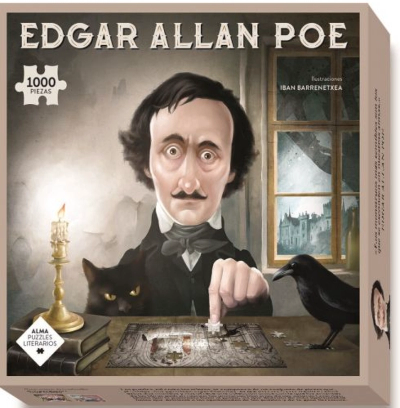 JUEGO MESA TOP10BOOKS EDGAR ALLAN POE PUZZLE ZIG-ZAG - 1