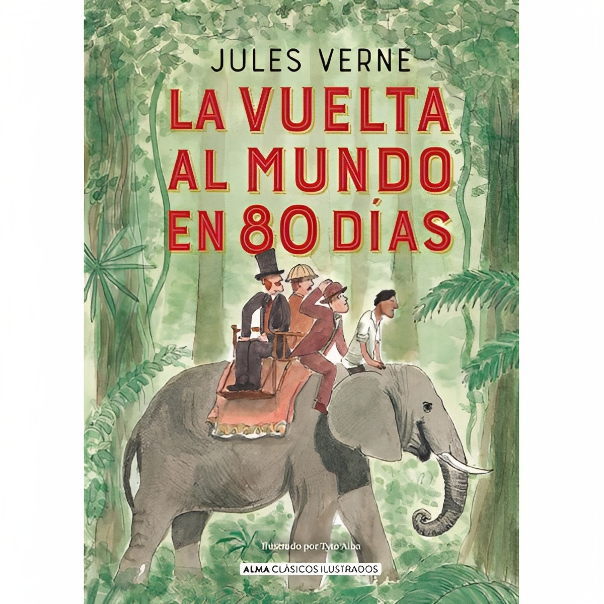 LIBRO LA VUELTA AL MUNDO EN 80 DIAS /987 JULES VERNE - 1