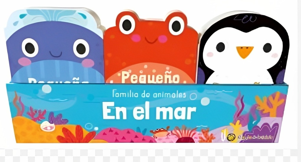 LIBRO FAMILIA DE ANIMALES EN EL MAR - EL GATO DE HOJALATA - 1