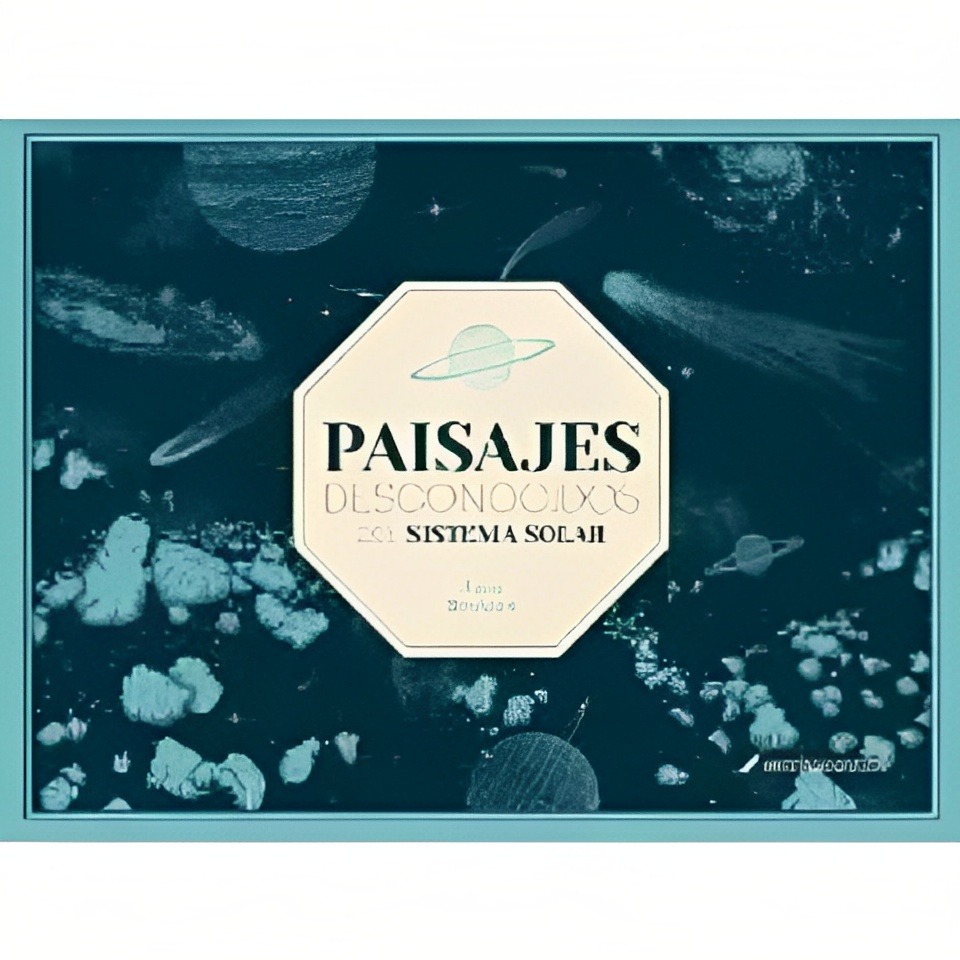 LIBRO PAISAJES DESCONOCIDOS DEL SISTEMA SOLAR - AINA BESTARD / ESCRITO CON TIZA - 1