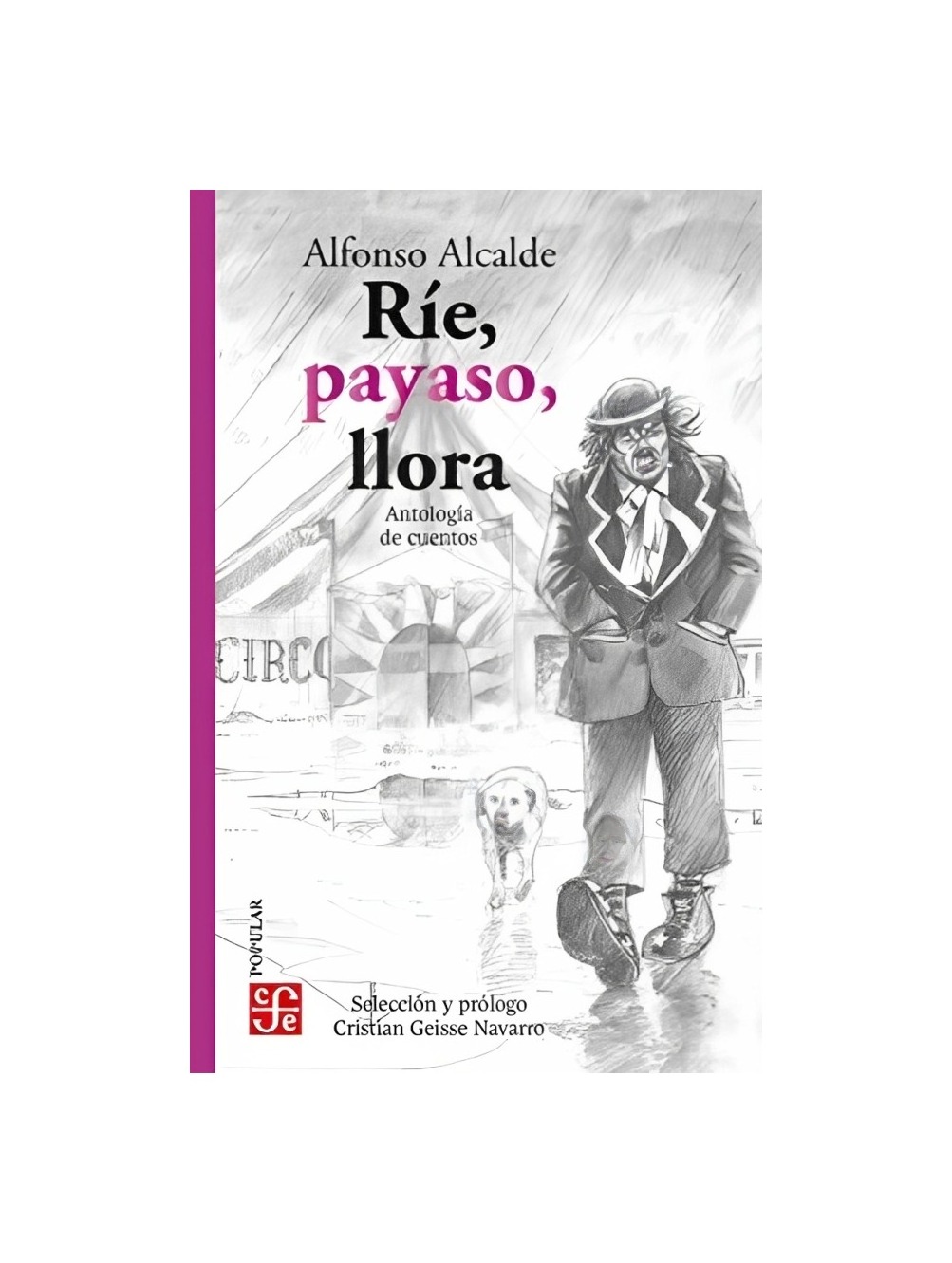 LIBRO RÍE, PAYASO, LLORA ANTOLOGÍA DE CUENTOS ALFONSO ALCALDE - 1