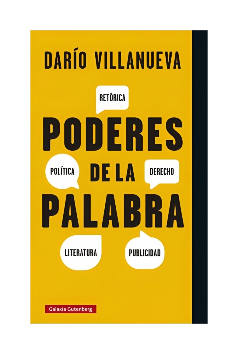 LIBRO PODERES DE LA PALABRA GALAXIA GUTENBERG DARIO VILLANUEVA - 1