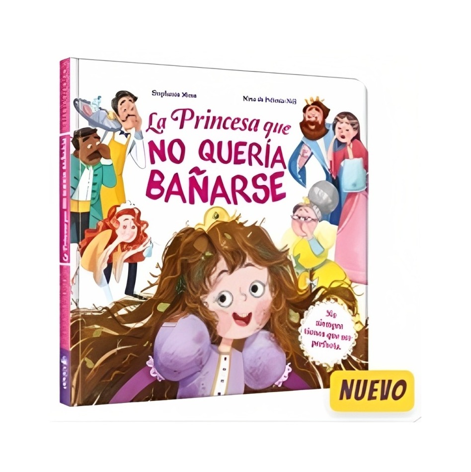 LIBRO COMETA BRILLANTE - LA PRINCESA QUE NO QUERIA BAÑARSE - STEPHANIE MOSS - 1