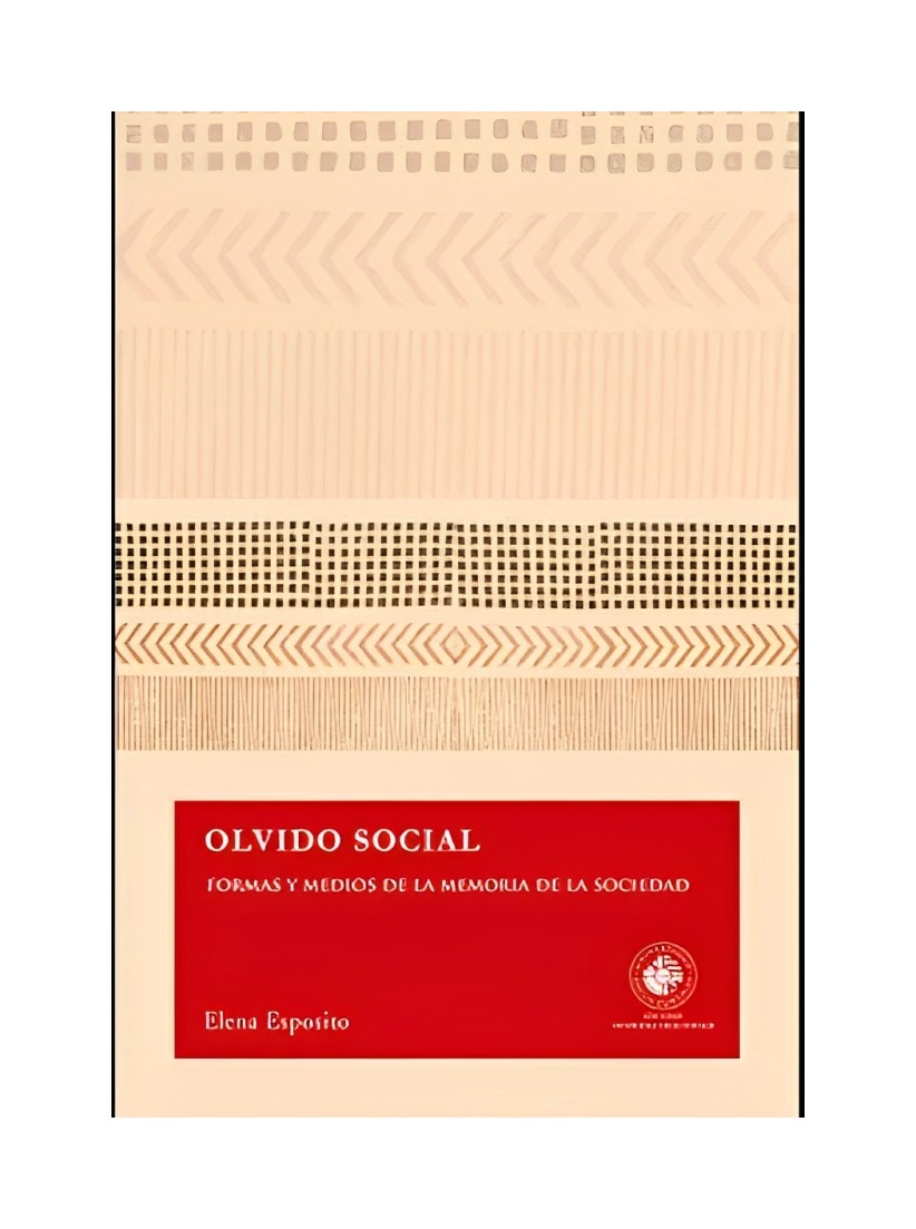 LIBRO OLVIDO SOCIAL UDP ELENA ESPOSITO - 1