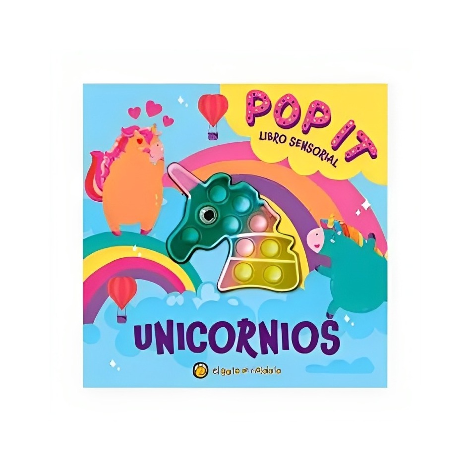 LIBRO POP IT SENSORIAL - UNICORNIOS - EL GATO DE HOJALATA - 1