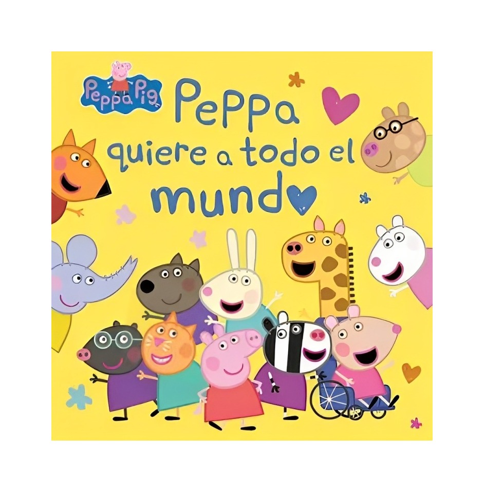 LIBRO PEPPA QUIERE A TODO EL MUNDO - HASBRO / BEASCOA - 1