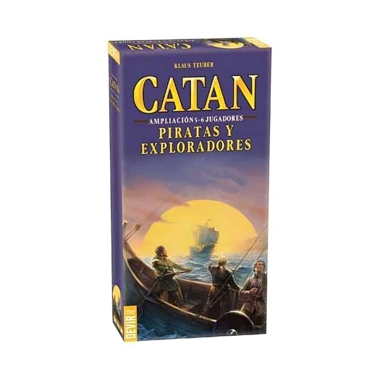 JUEGO CATAN: PIRATAS Y EXPLORADORES. AMPLIACION 5-6 JUGADORES - 1