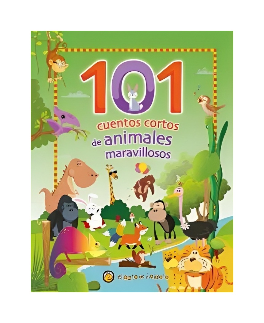 LIBRO 101 CUENTOS CORTOS DE ANIMALES MARAVILLO - EL GATO DE HOJALATA - 1