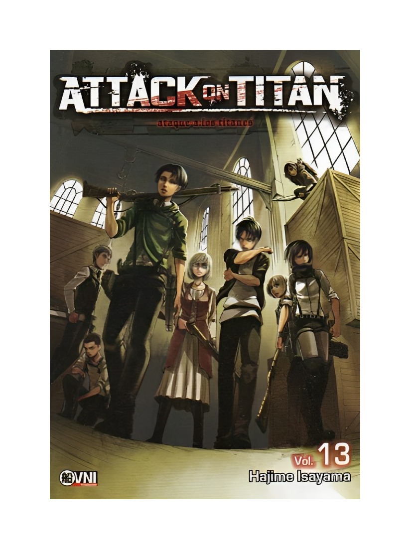 MANGA ATTACK ON TITAN VOLUMEN 13 - HAJIME ISAYAMA / OVNI PRESS - 1