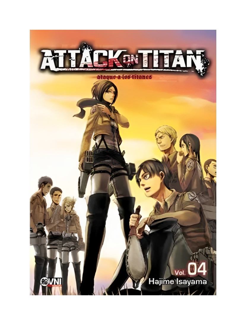 MANGA ATTACK ON TITAN VOLUMEN 4 - HAJIME ISAYAMA / OVNI PRESS - 1