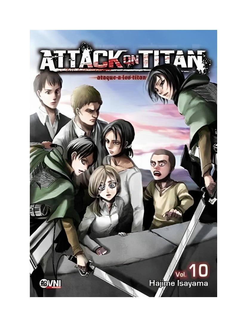 MANGA ATTACK ON TITAN VOLUMEN 10 - HAJIME ISAYAMA / OVNI PRESS - 1
