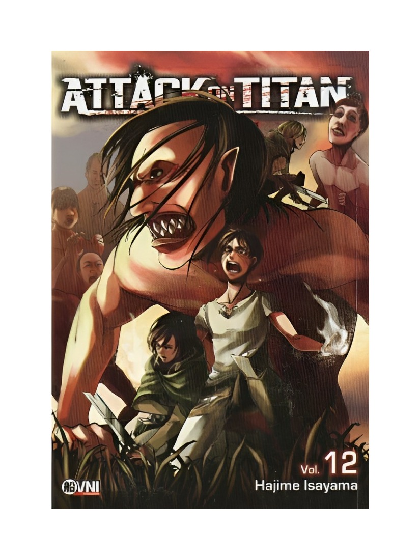 MANGA ATTACK ON TITAN - VOLUMEN 12 - HAJIME ISAYAMA - OVNI PRESS - 1